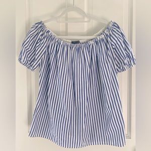 Mark D Sikes Cotton Striped Top Sz 2